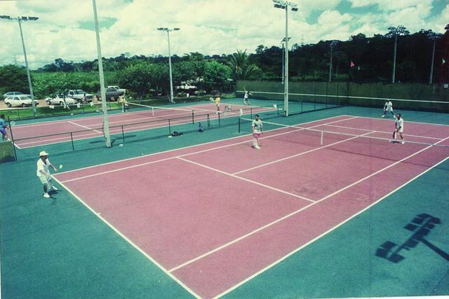 As primeiras quadras de tênis — 1987
