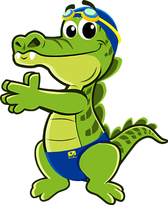 Jack, o jacaré, mascote do Tênis Clube
